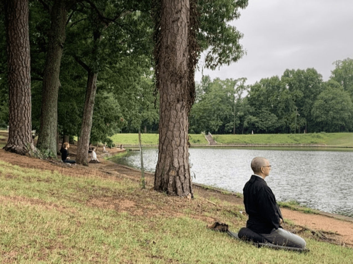 Richmond Zen Center: Sitting Zazen by the Water